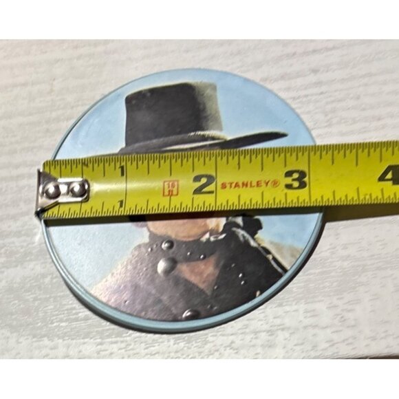 Vintage Anabas Clint Eastwood Button Badge With Pin Back 1973 3.5" - Picture 5 of 5